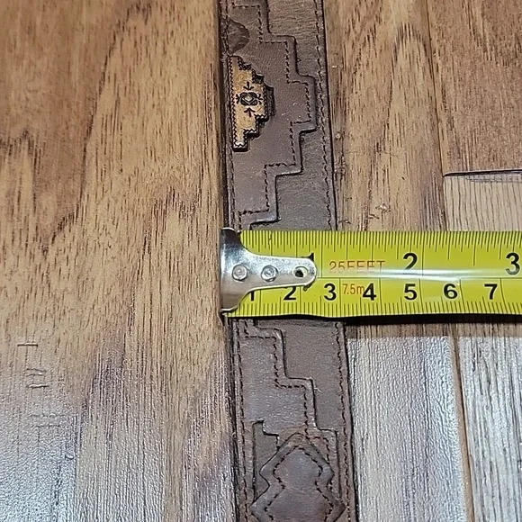 Nocona Copper & Leather Belt 28 - Picture 12 of 12